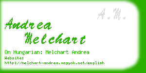 andrea melchart business card